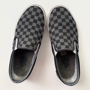 Vans Checkerboard Slip On Black/Pewter Check
